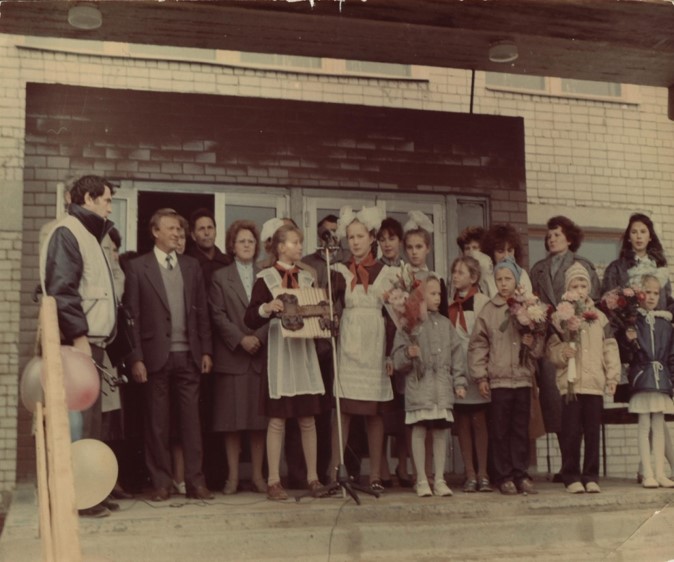 Торжественная линейка 1989 год